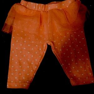 baby Leggings with attached tutu